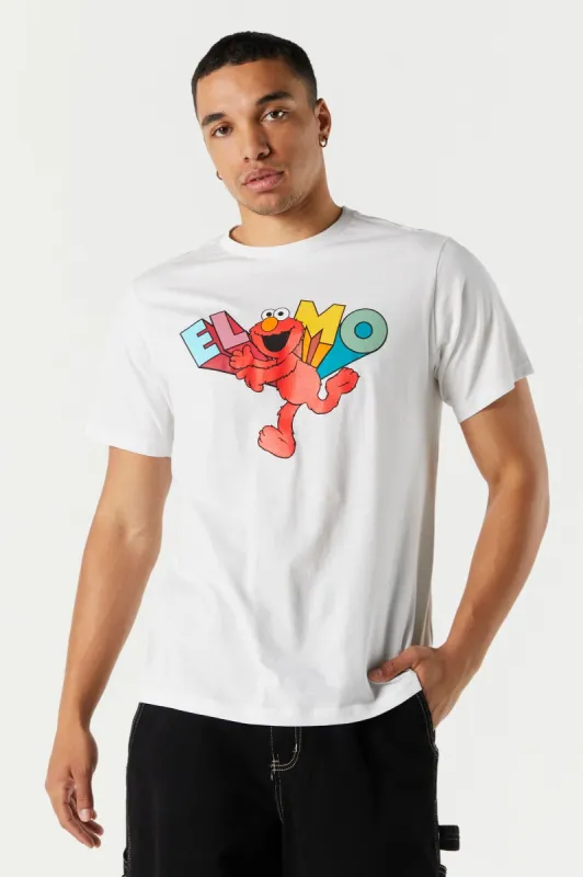 T-shirt à imprimé Elmo sold by Urban Planet