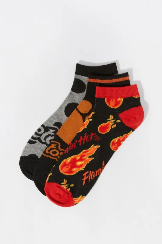 Flamin' Hot Cheetos Graphic Ankle Socks (3 Pack) sold by Urban Planet