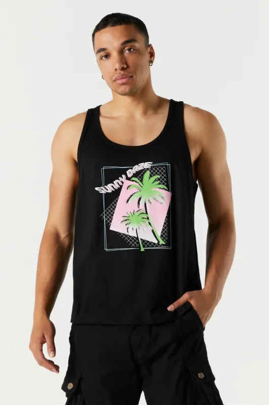 Sunny Daze Graphic Tank sold by Urban Planet