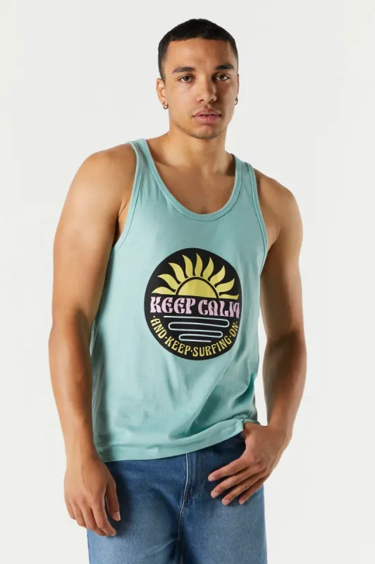 Keep Calm Graphic Tank sold by Urban Planet