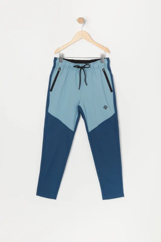 Boys Soft Tech Fleece Colourblock Jogger sold by Urban Planet
