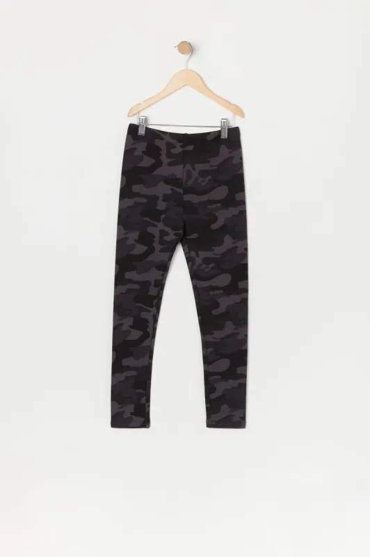 Legging doublé de similifourrure avec motif camouflage pour fille sold by Urban Planet