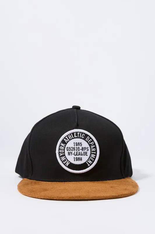 NY Athletic Department Embroidered Snapback Hat sold by Urban Planet