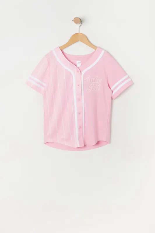 Girls Baby Girl Baseball Jersey sold by Urban Planet