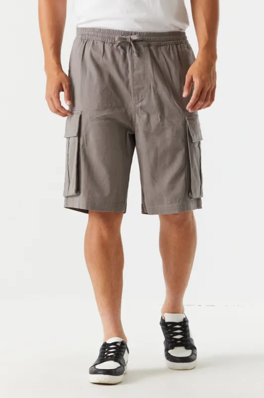 Grey Twill Cargo Short sold by Urban Planet