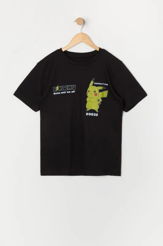 Boys Pikachu Graphic T-Shirt sold by Urban Planet