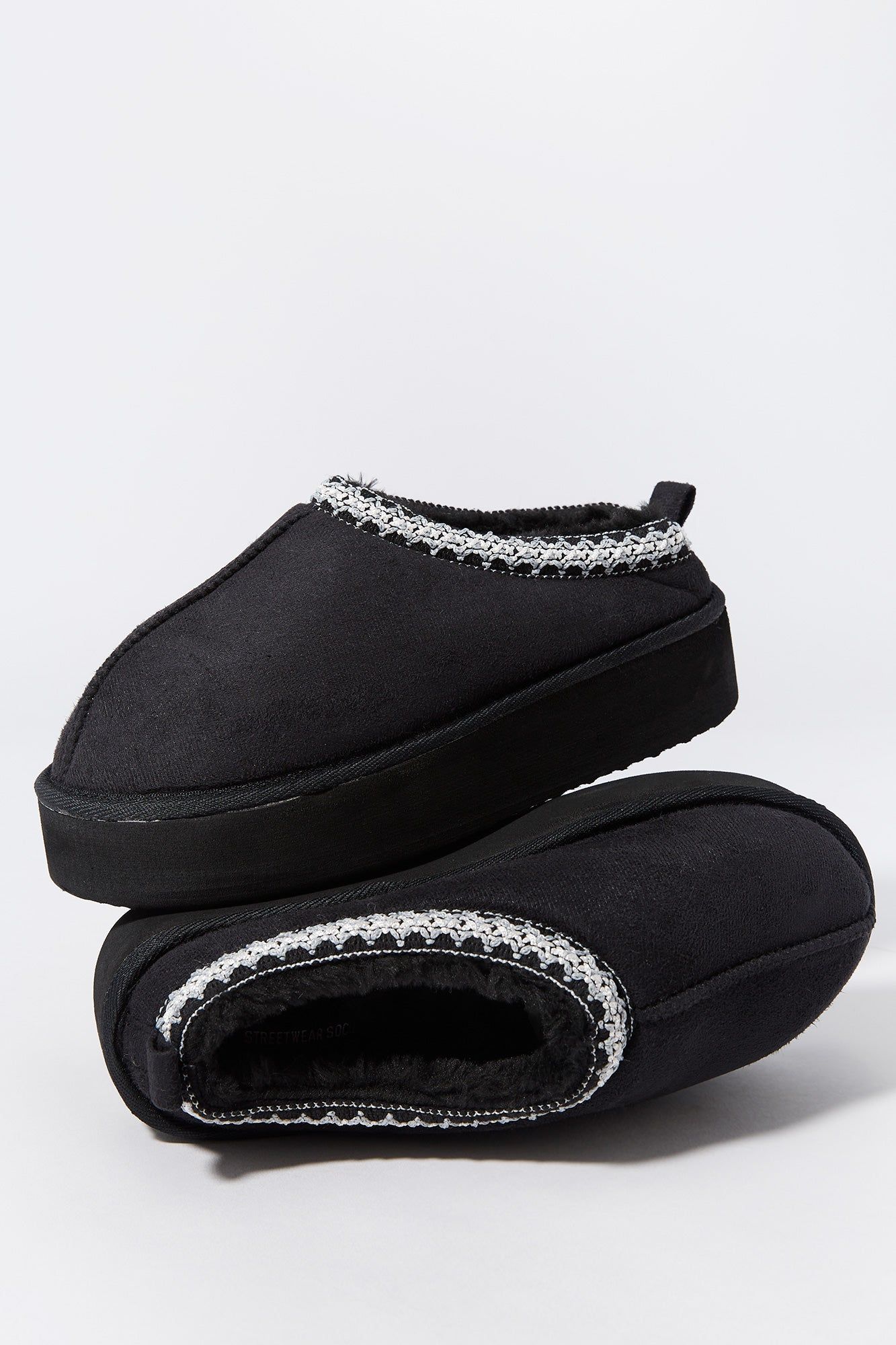 Faux Suede Platform Slipper Boot sold by Urban Planet product image thumbnail 4