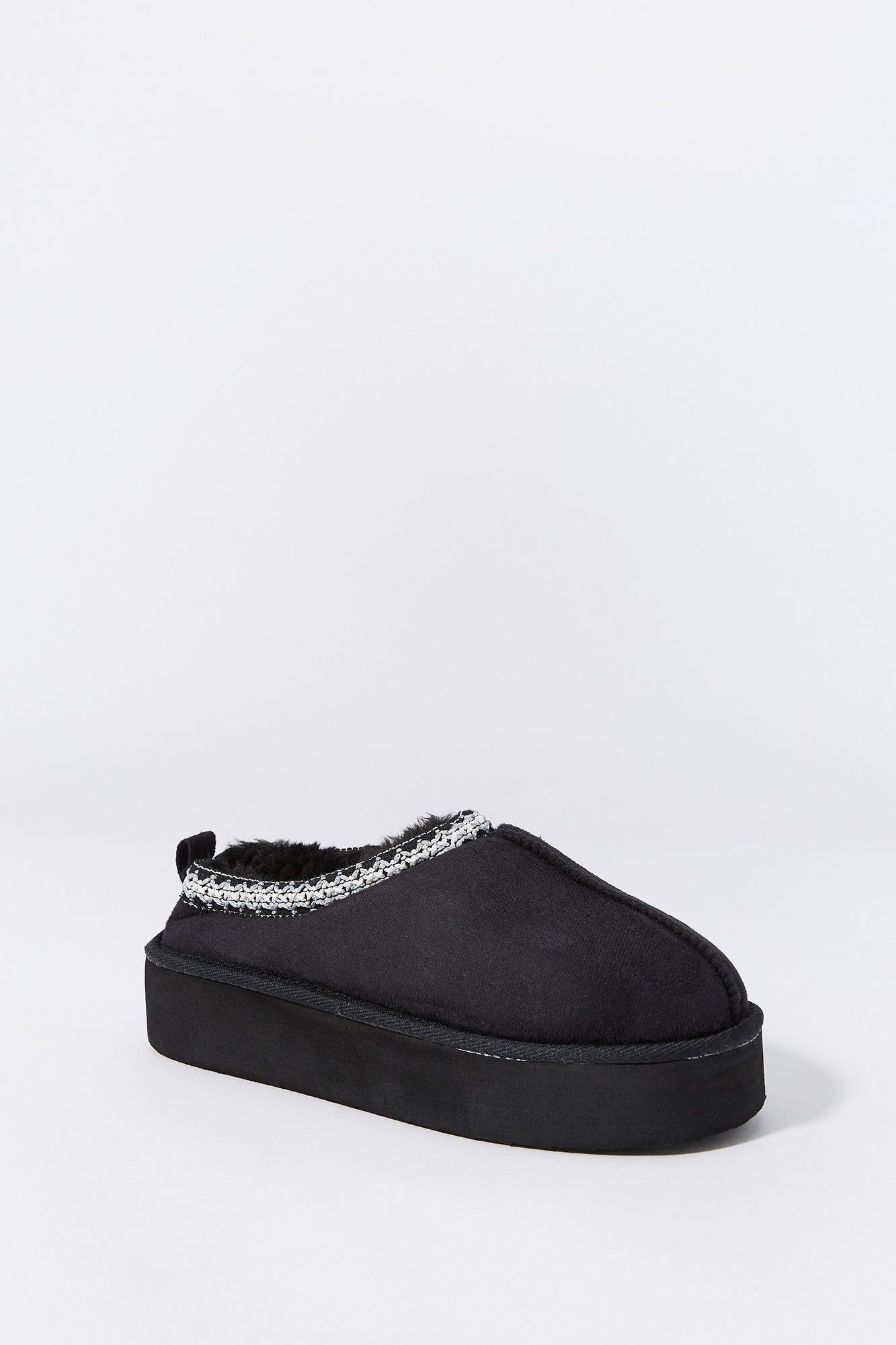 Faux Suede Platform Slipper Boot sold by Urban Planet product image thumbnail 2