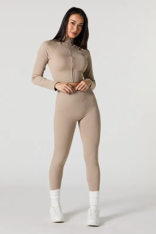 Active Seamless Ribbed High Rise Legging sold by Urban Planet