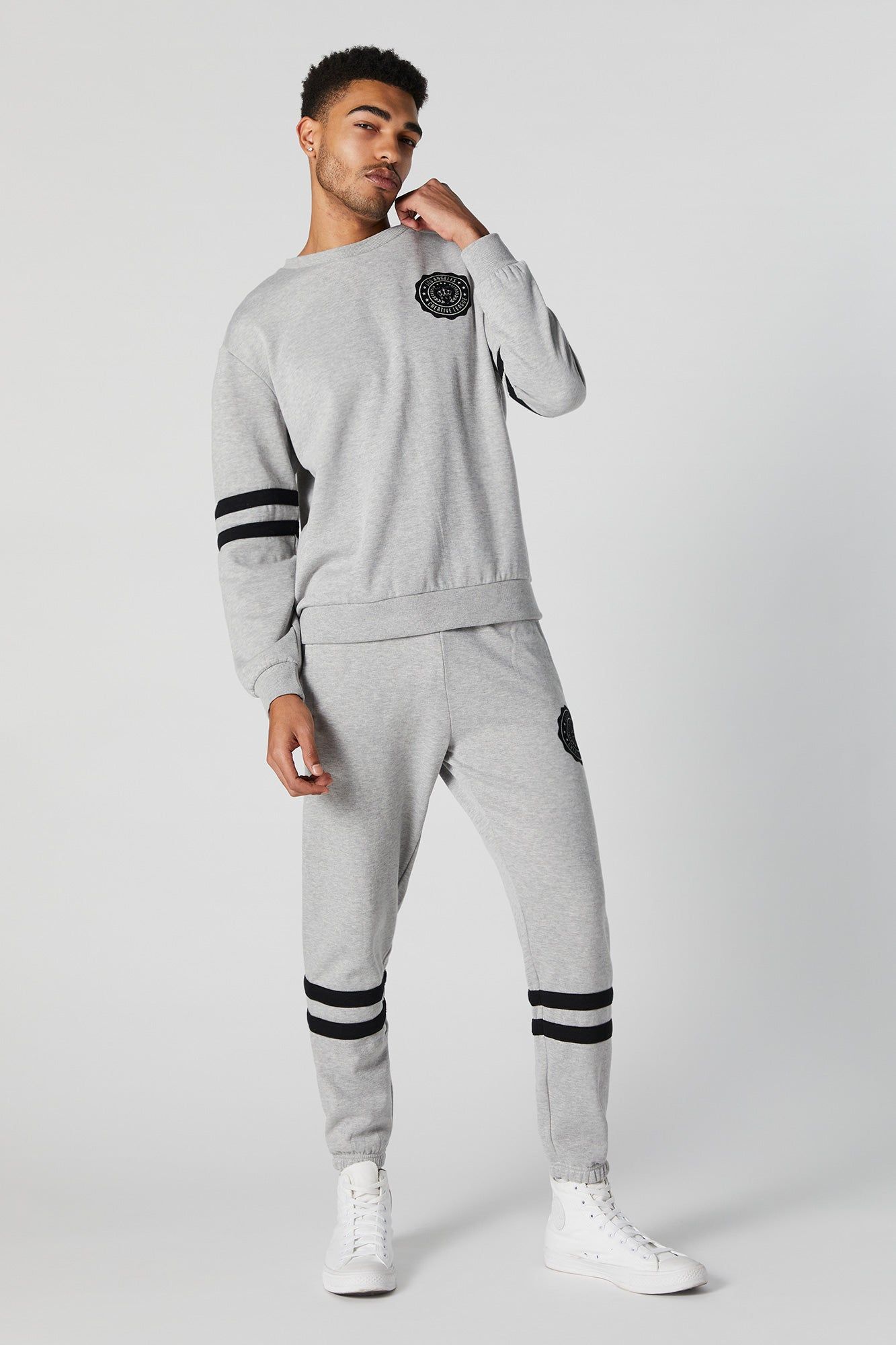 Los Angeles Graphic Print Varsity Sweatshirt sold by Urban Planet product image thumbnail 3