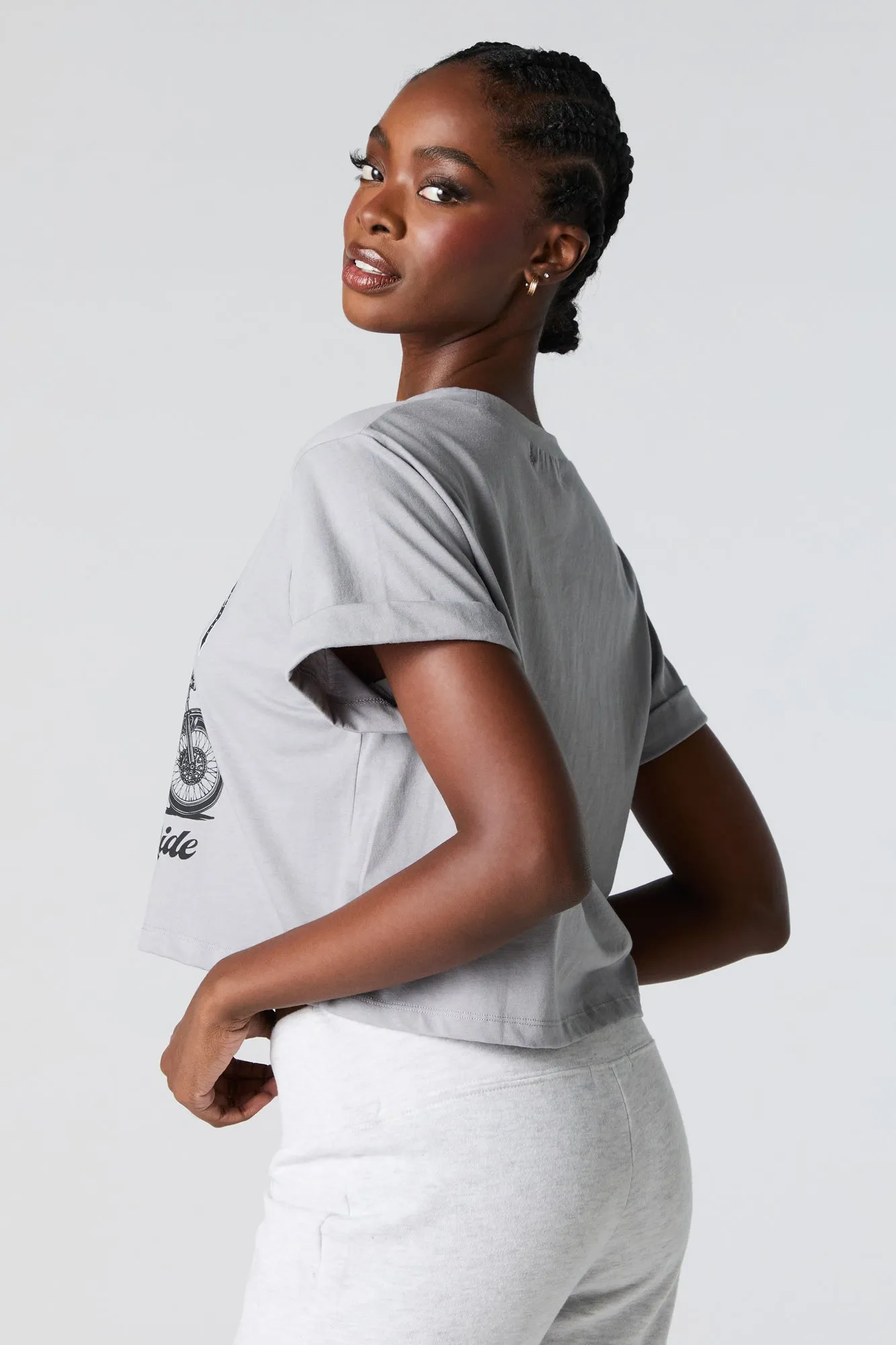 T-shirt carré à imprimé Motor Speedway sold by Urban Planet product image thumbnail 2