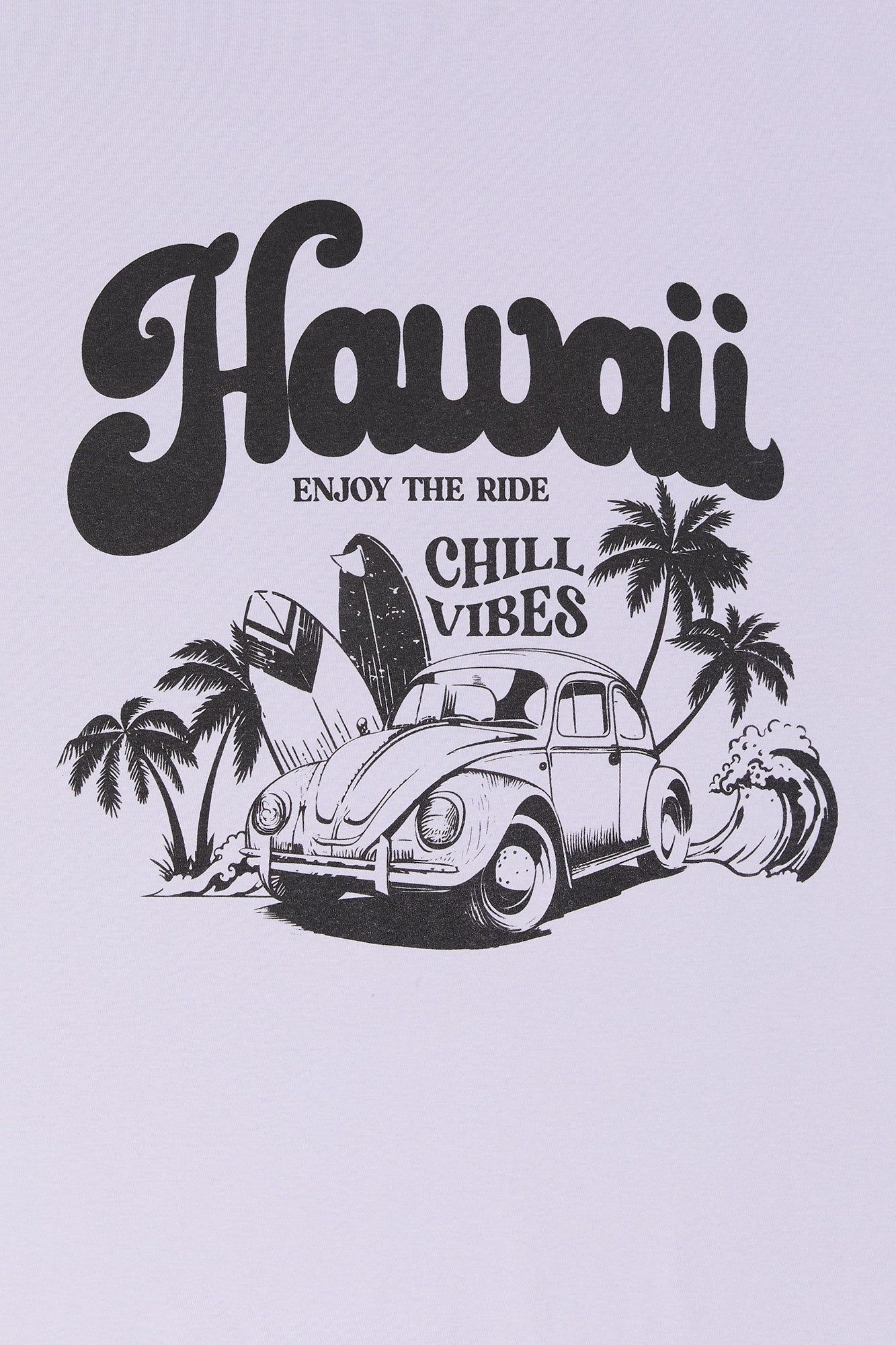 Hawaii Graphic Washed Boyfriend T-Shirt sold by Urban Planet