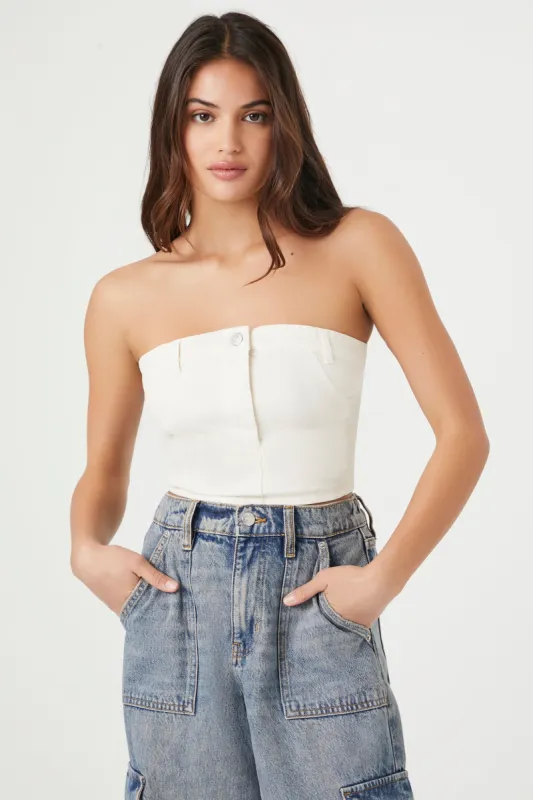 Haut tubulaire d'inspiration jean sold by Urban Planet