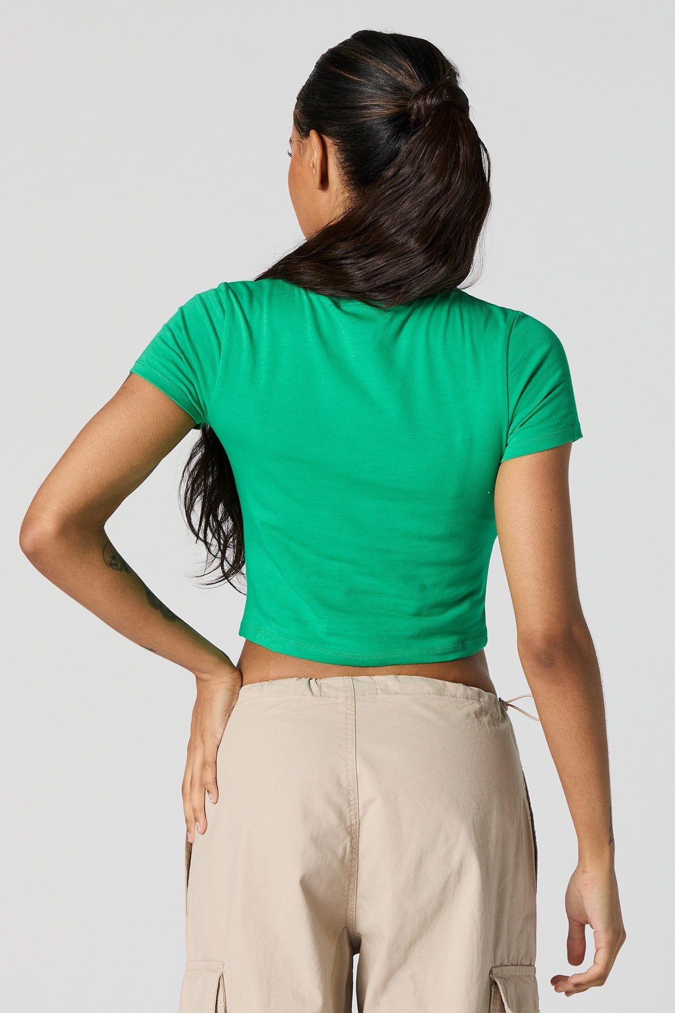 Haut écourté à manche courte sold by Urban Planet product image thumbnail 2