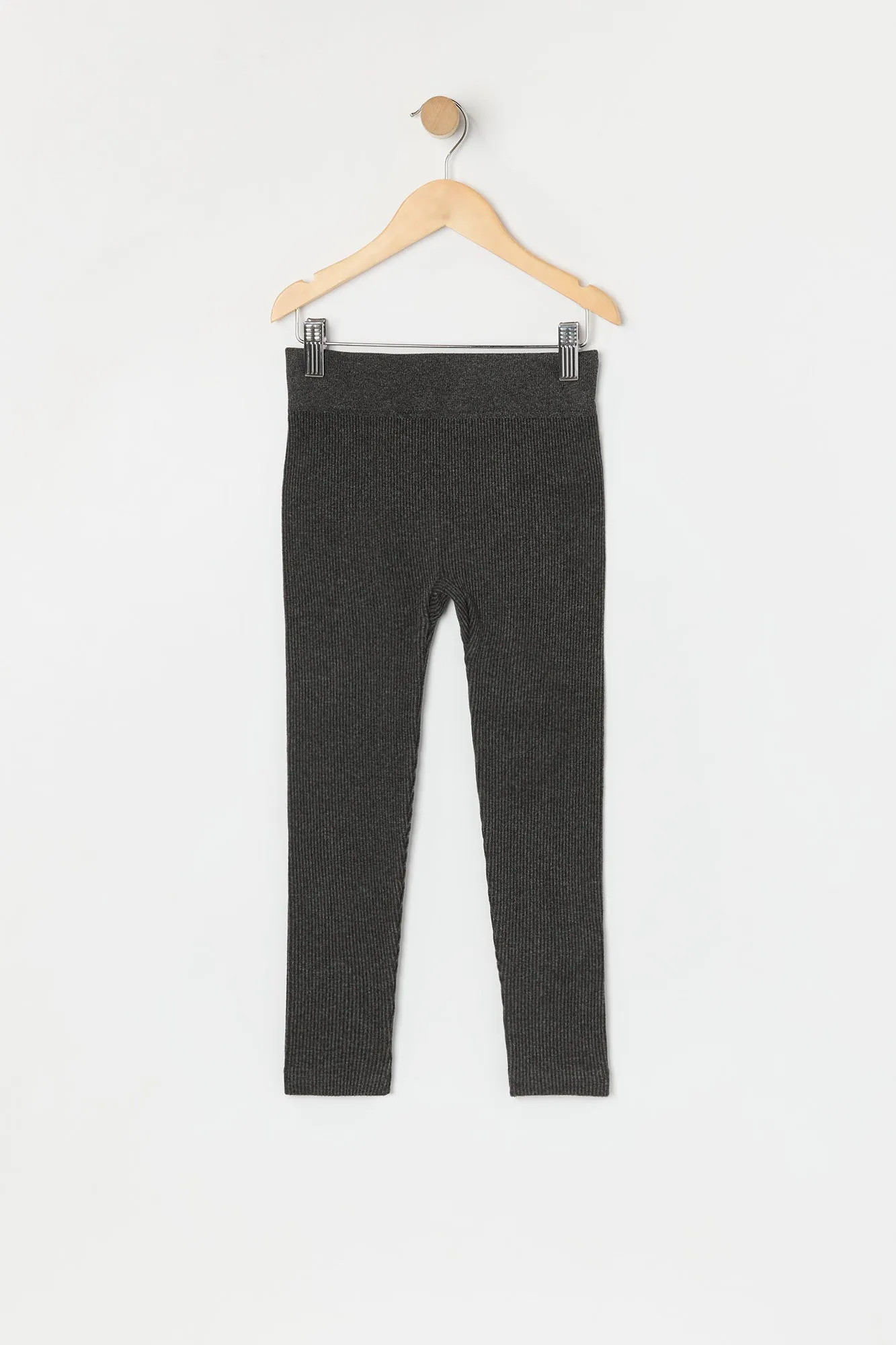 Legging côtelé uni sans couture pour fille sold by Urban Planet product image thumbnail 2