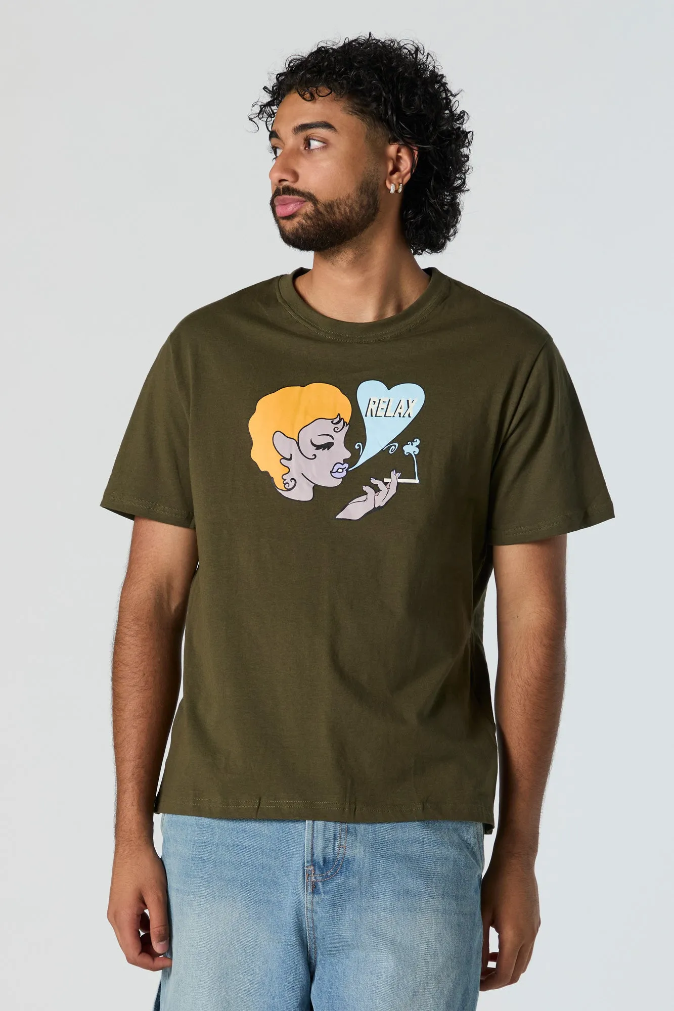 Relax Graphic T-Shirt sold by Urban Planet product image thumbnail 2