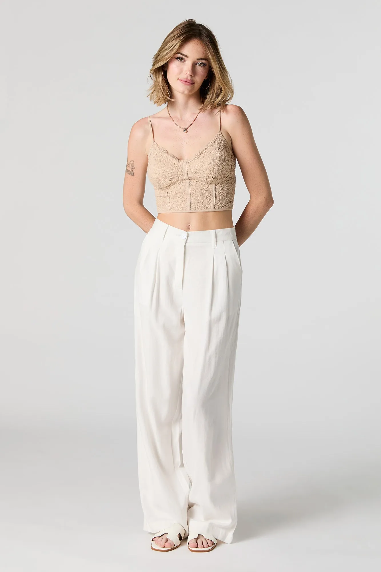 Pantalon en lin sold by Urban Planet product image thumbnail 4