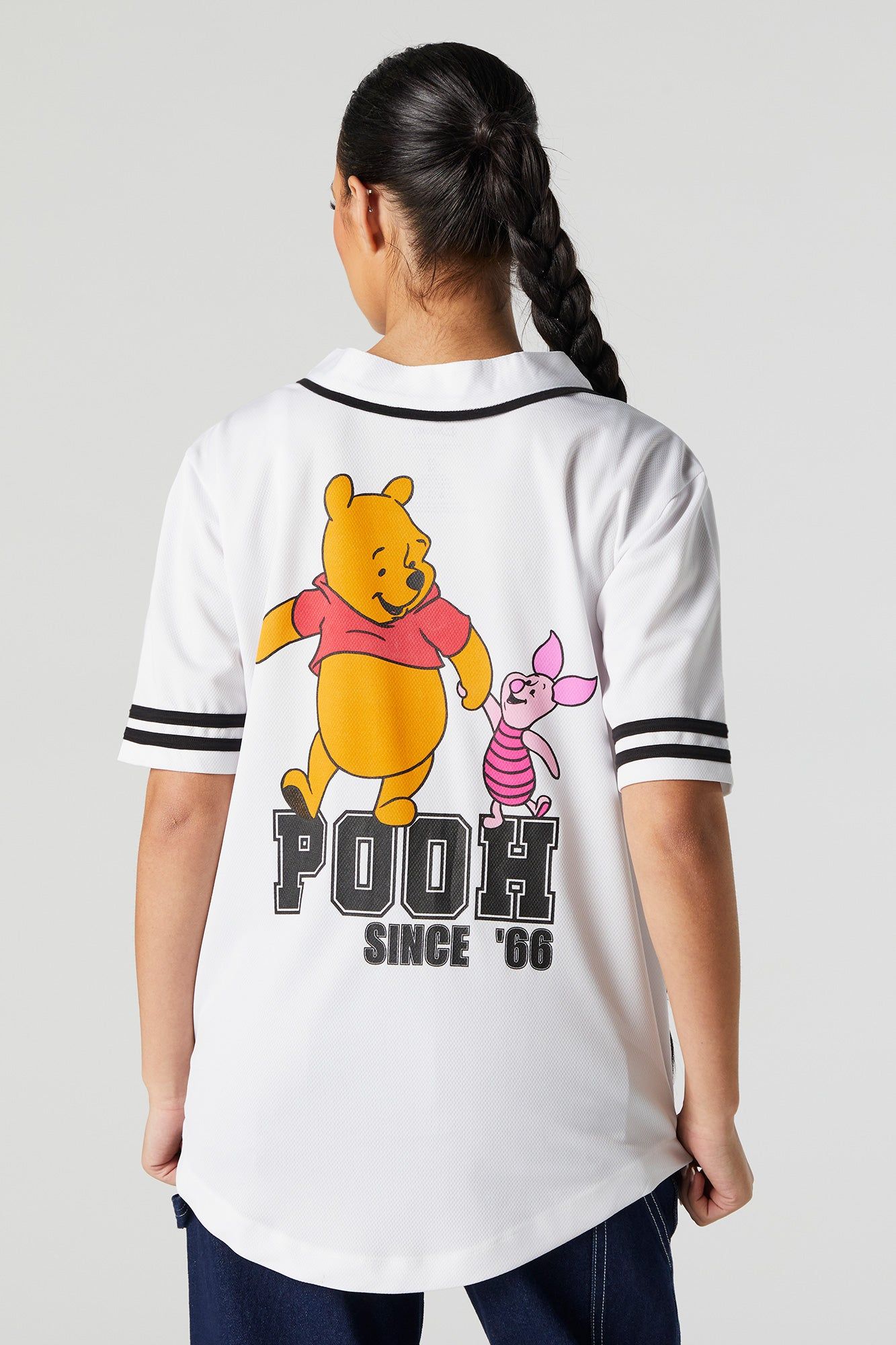 Winnie the Pooh Graphic Baseball Jersey sold by Urban Planet product image thumbnail 4