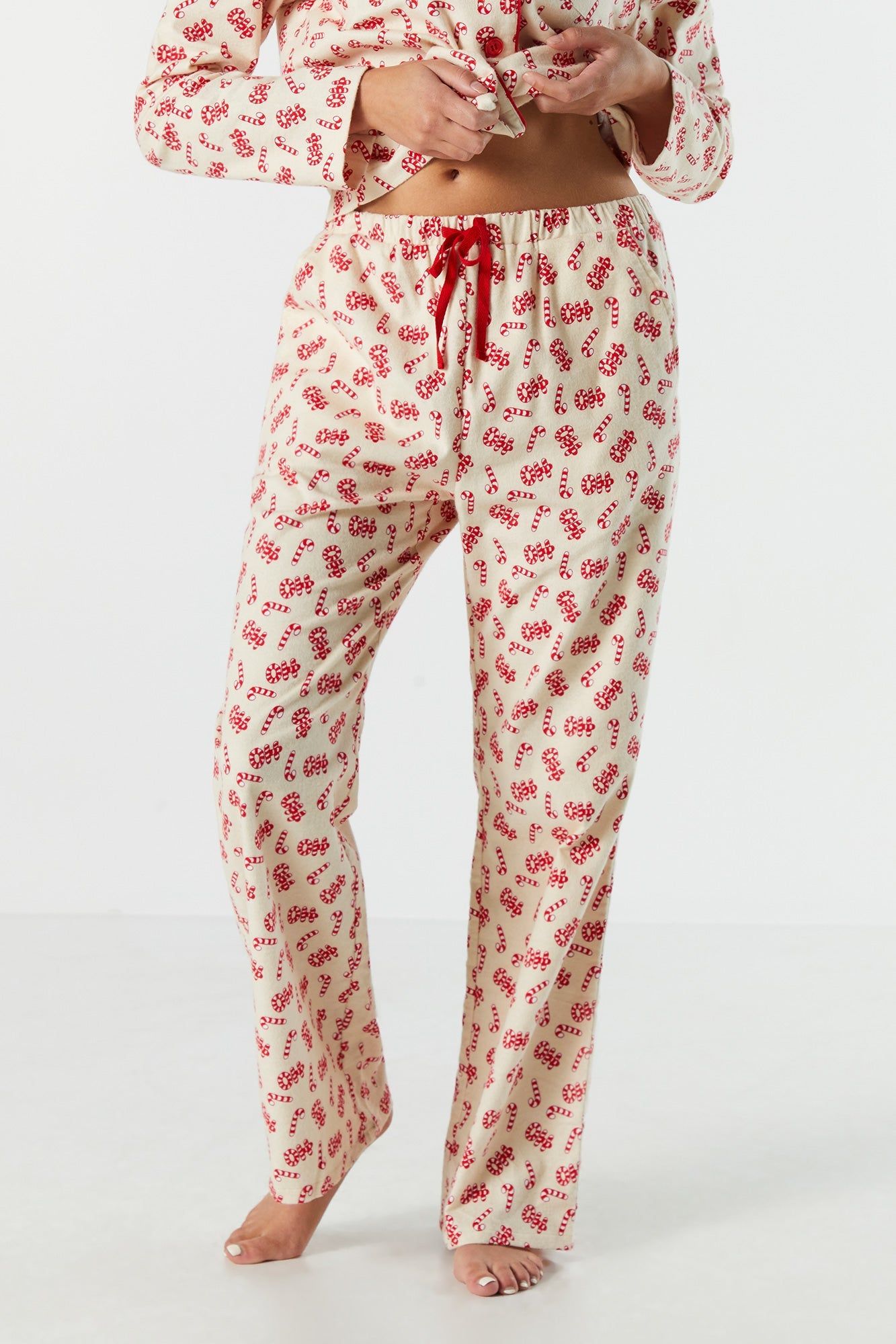 Printed Flannel Pajama Pant sold by Urban Planet product image thumbnail 2
