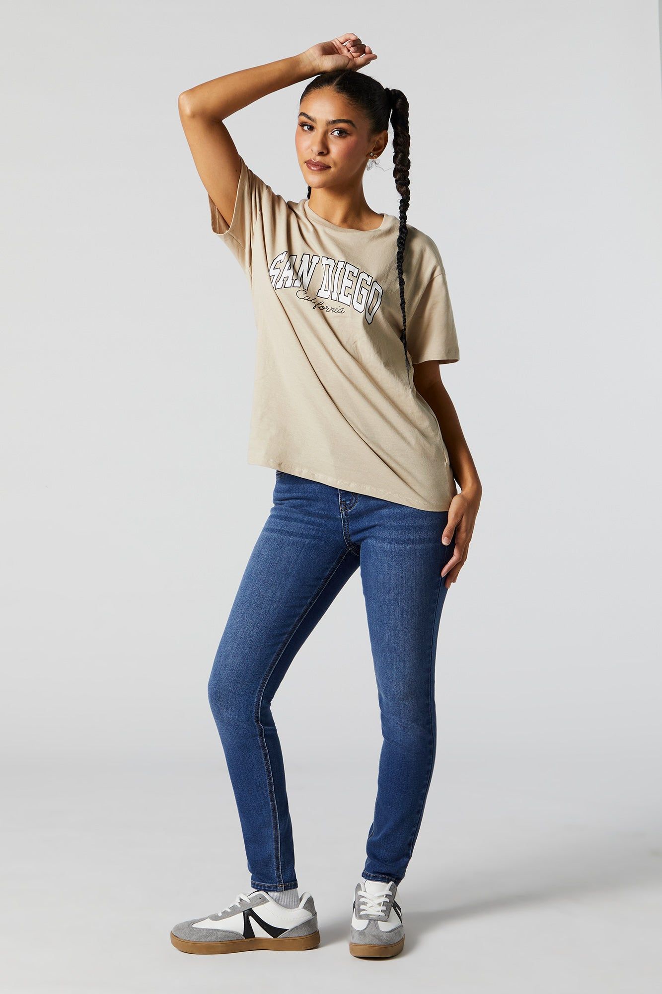 San Diego Graphic Boyfriend T-Shirt sold by Urban Planet product image thumbnail 3