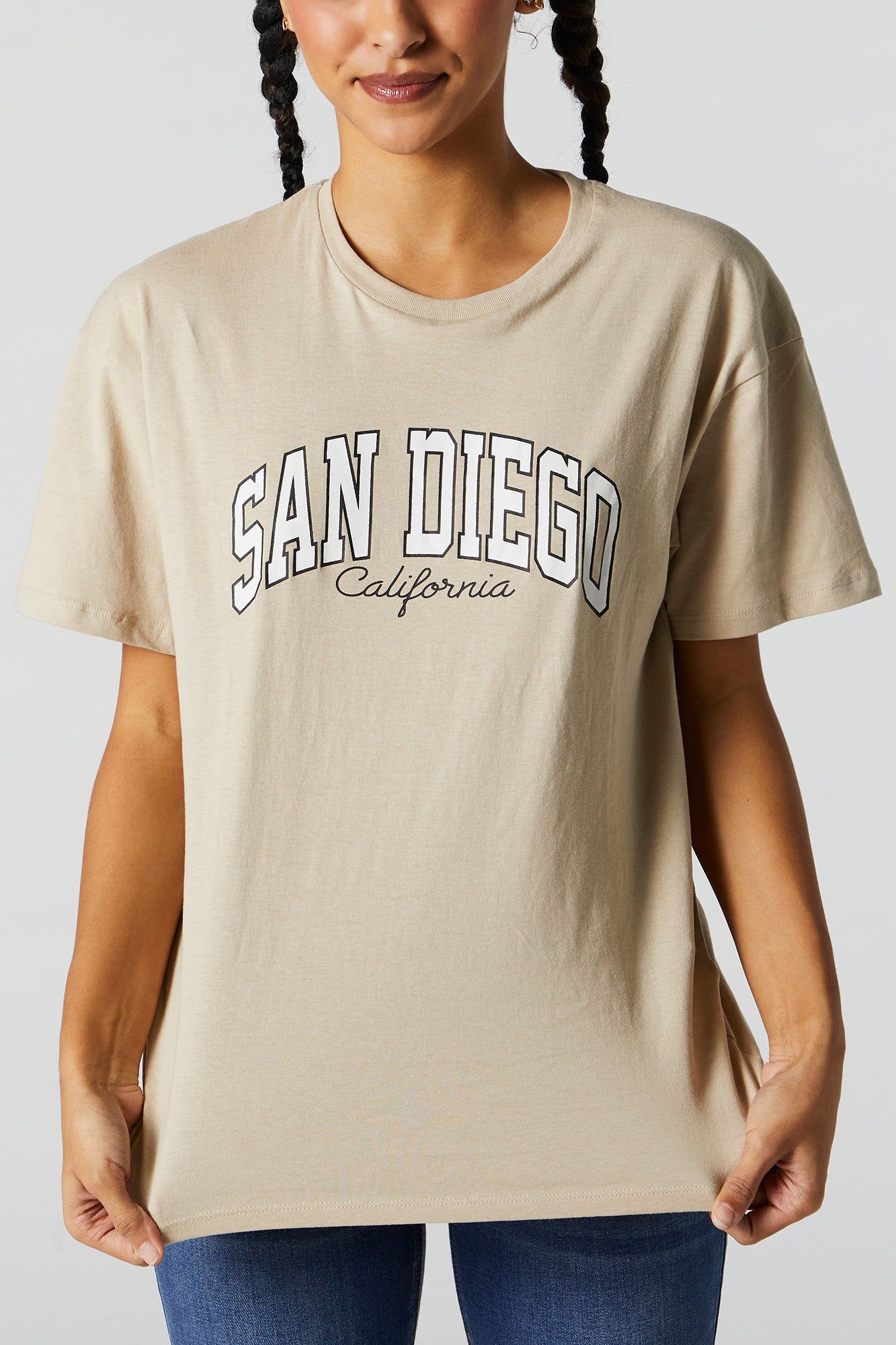 San Diego Graphic Boyfriend T-Shirt sold by Urban Planet