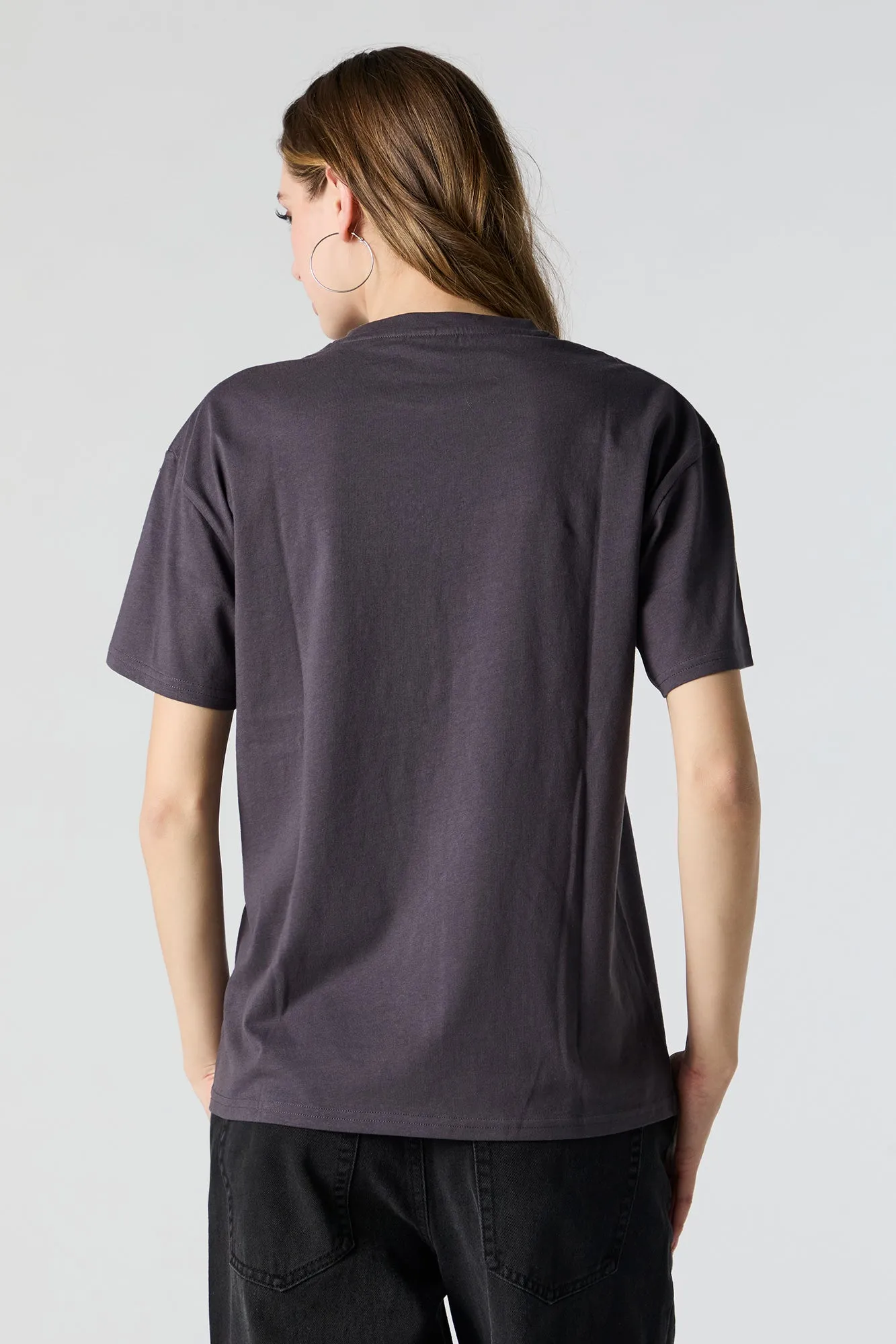 Hello Kitty Rhinestone Graphic Boyfriend T-Shirt sold by Urban Planet product image thumbnail 4