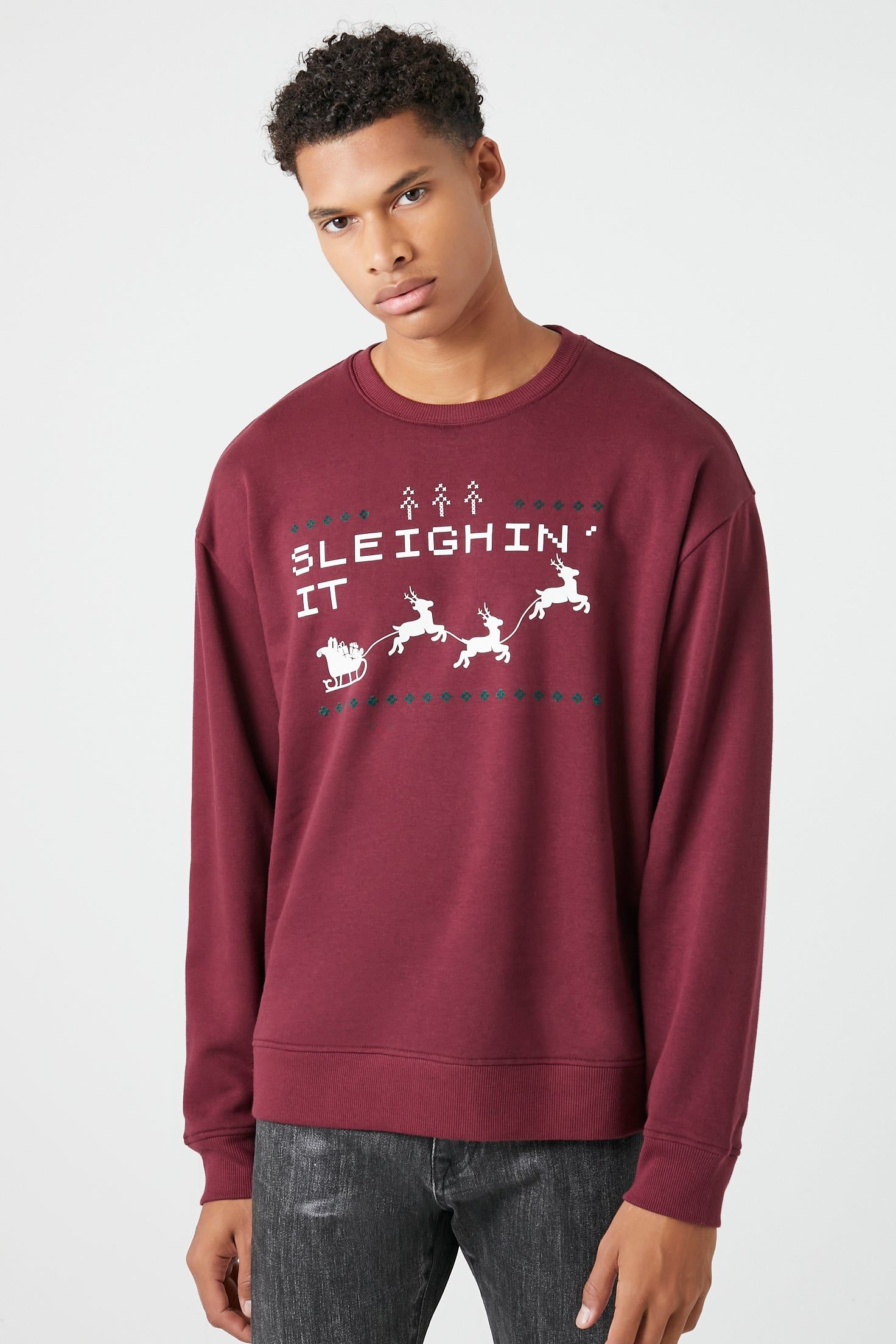 Pull à imprimé Sleighin It sold by Urban Planet product image thumbnail 2