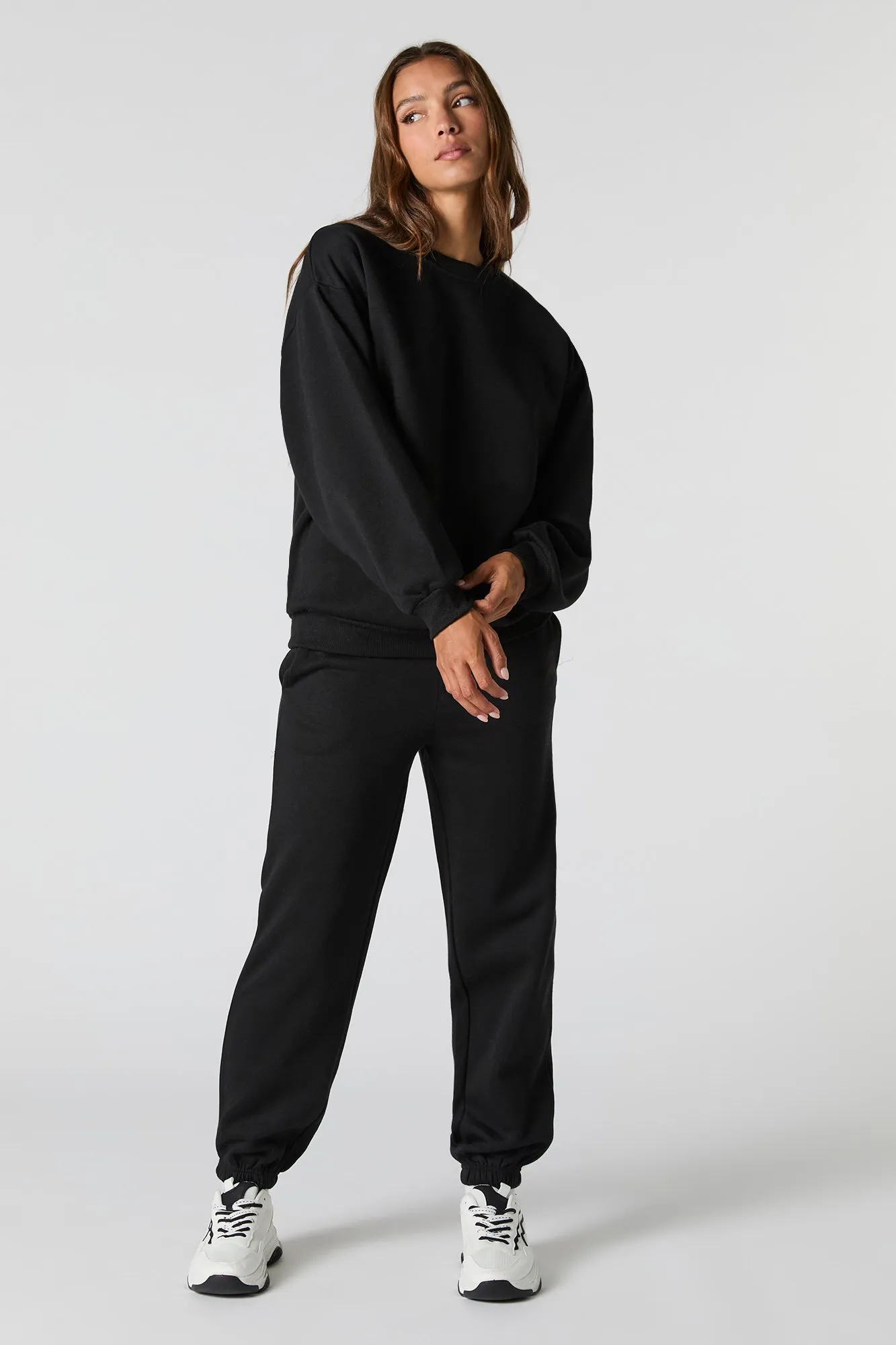 Jogger de coupe garçonne en molleton sold by Urban Planet product image thumbnail 5