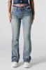 Embroidered Pocket Flare Jean sold by Urban Planet