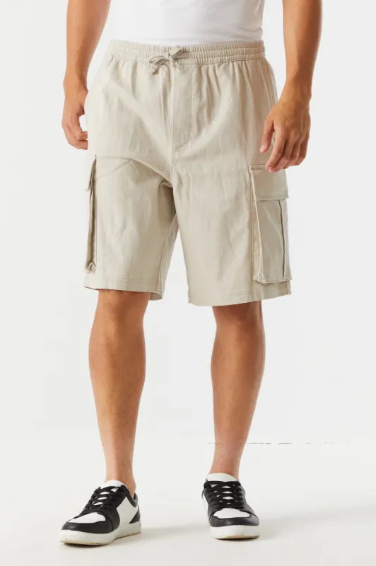 Short cargo beige en coutil sold by Urban Planet