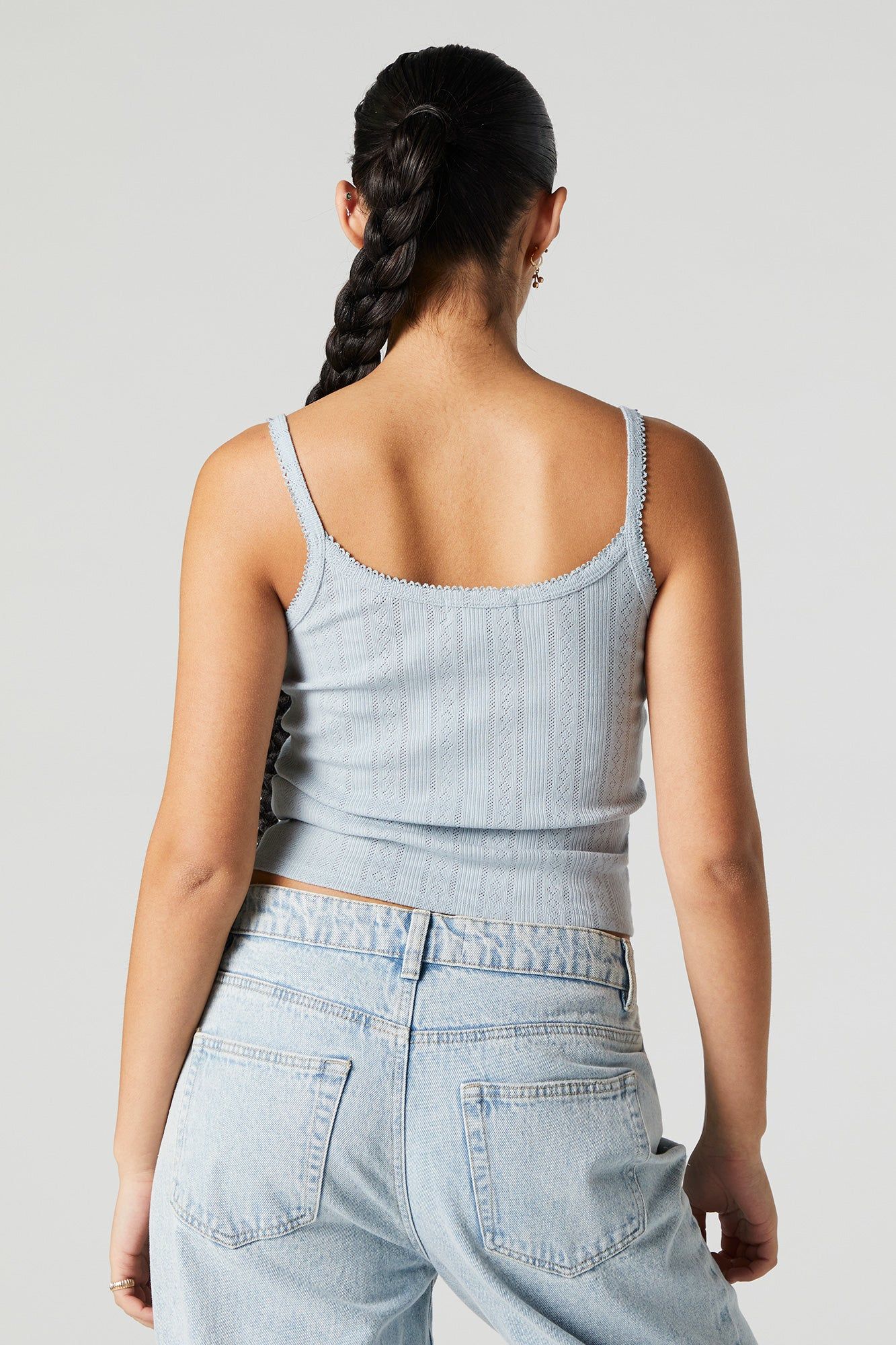 Débardeur en tricot de pointelle sold by Urban Planet product image thumbnail 2