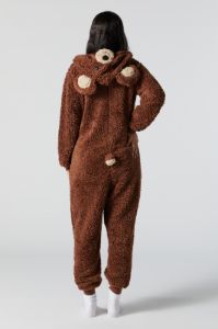 Teddy Bear Sherpa Onesie sold by Urban Planet