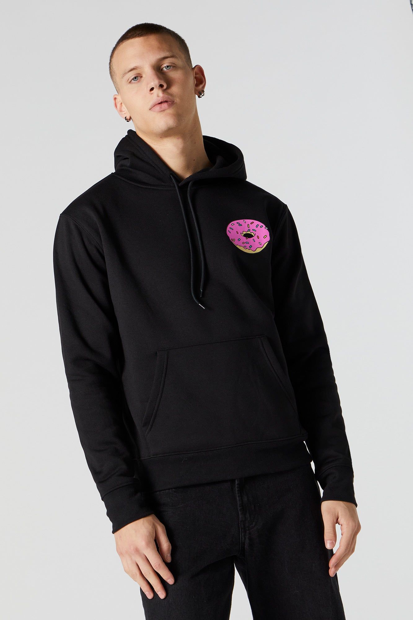 Homer Simpson Donut Graphic Hoodie sold by Urban Planet