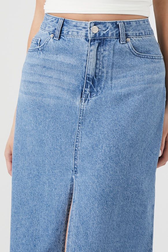 Denim Maxi Skirt sold by Urban Planet product image thumbnail 3