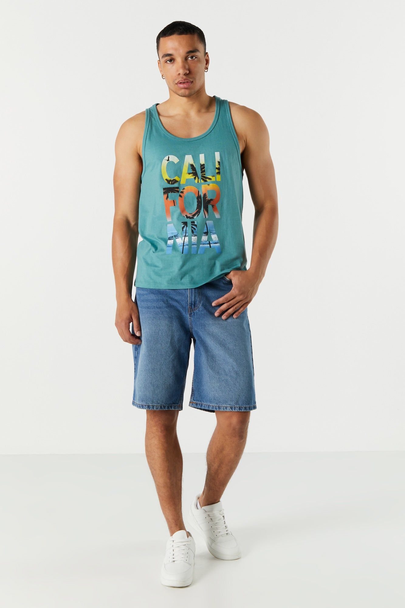 California Graphic Tank sold by Urban Planet product image thumbnail 3