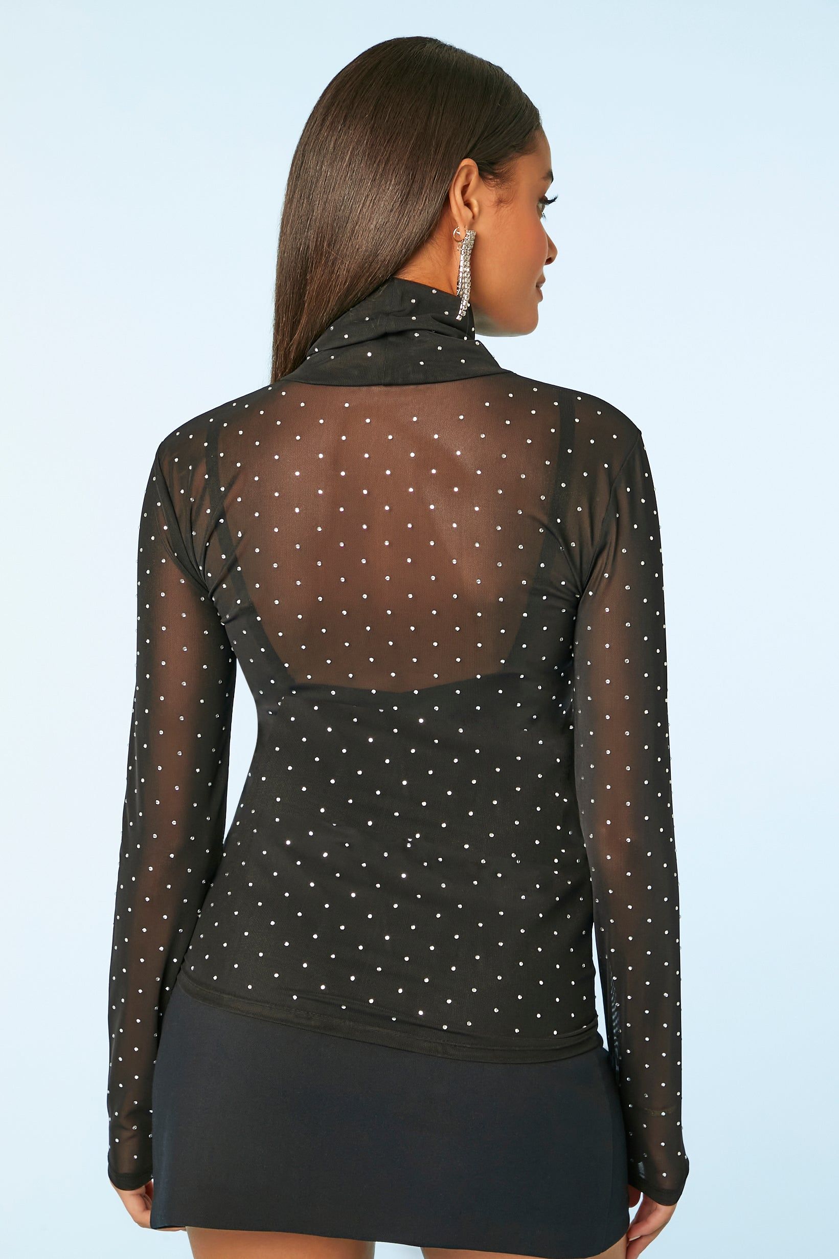 Col roulé diaphane avec pierres du Rhin sold by Urban Planet product image thumbnail 3