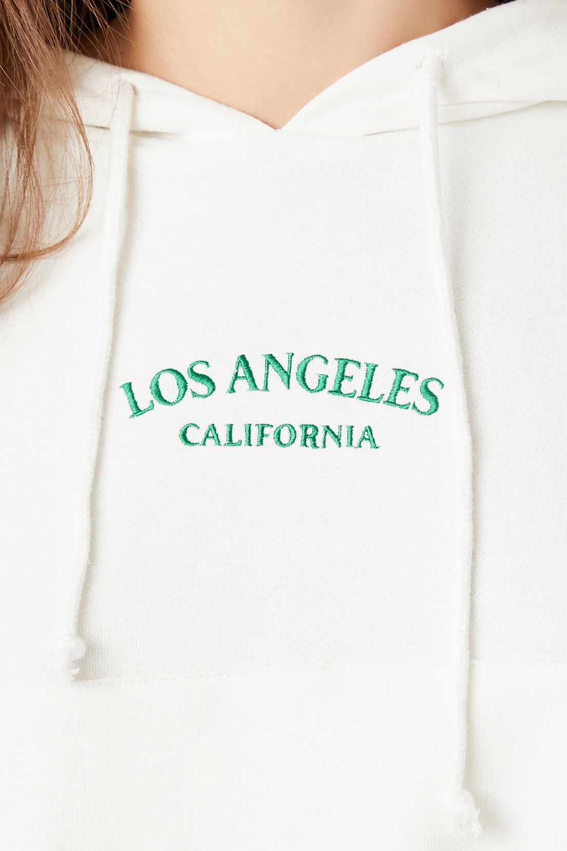 Haut à capuchon en molleton avec motif brodé Los Angeles sold by Urban Planet product image thumbnail 5