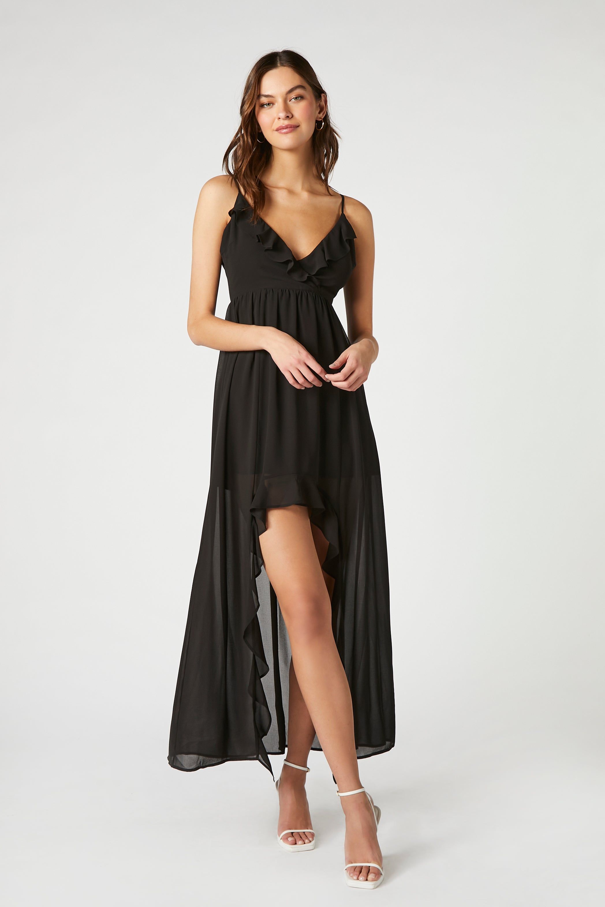 Chiffon Ruffle High-Low Dress sold by Urban Planet product image thumbnail 9