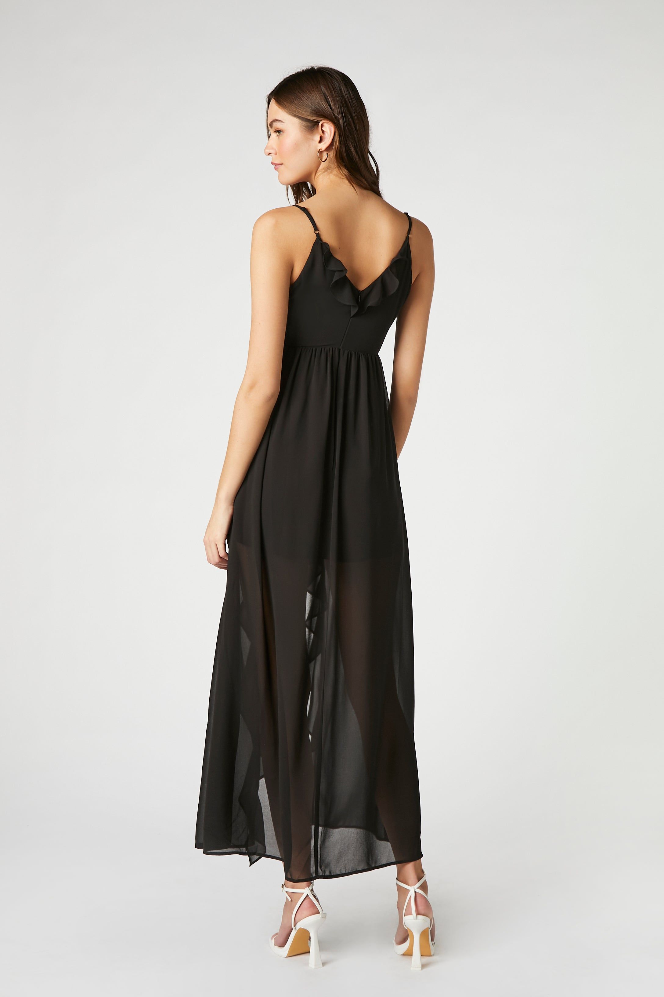 Chiffon Ruffle High-Low Dress sold by Urban Planet product image thumbnail 8