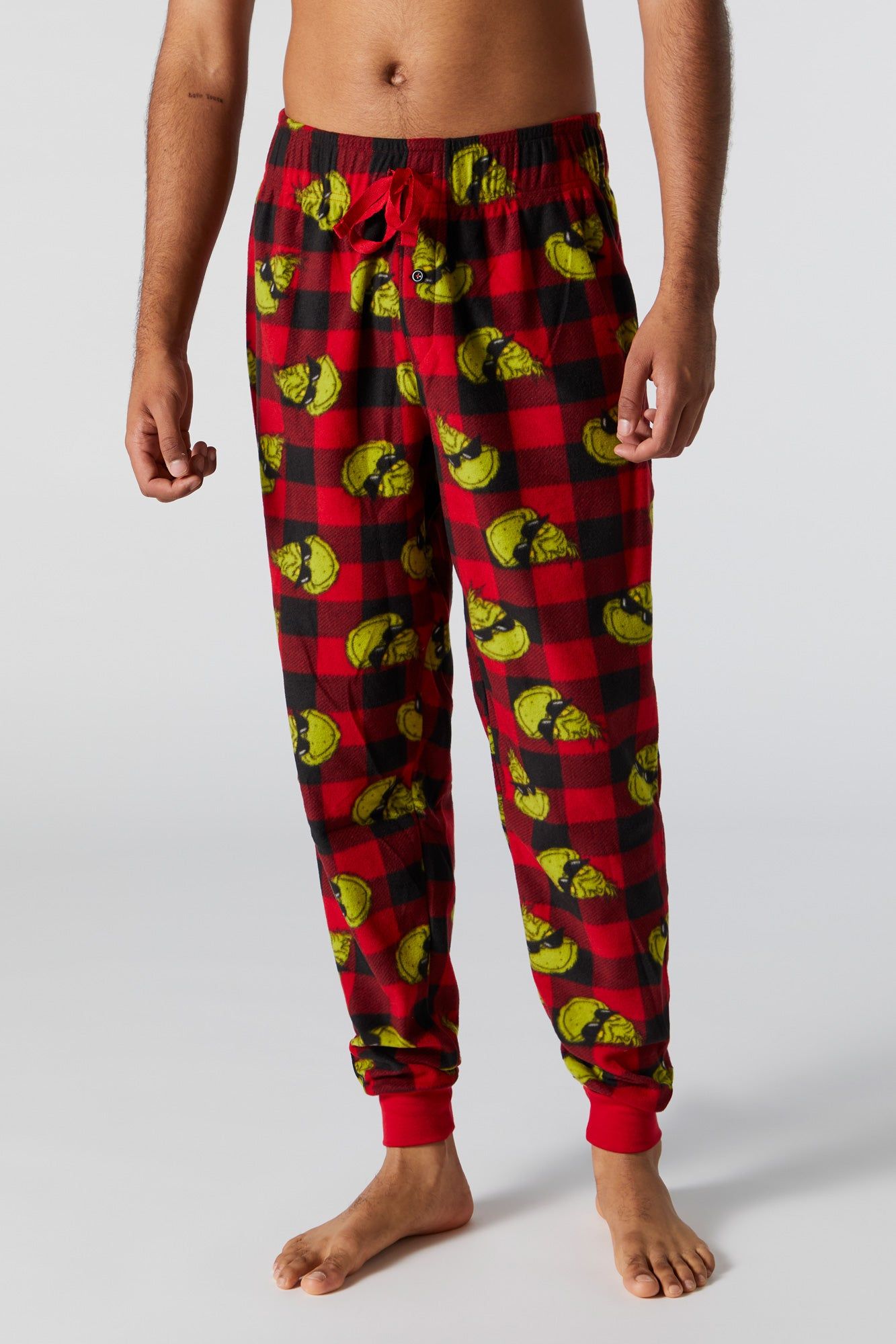 Jogger de pyjama à imprimé The Grinch avec carreaux sold by Urban Planet