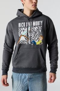 Rick and Morty Graphic Fleece Hoodie sold by Urban Planet