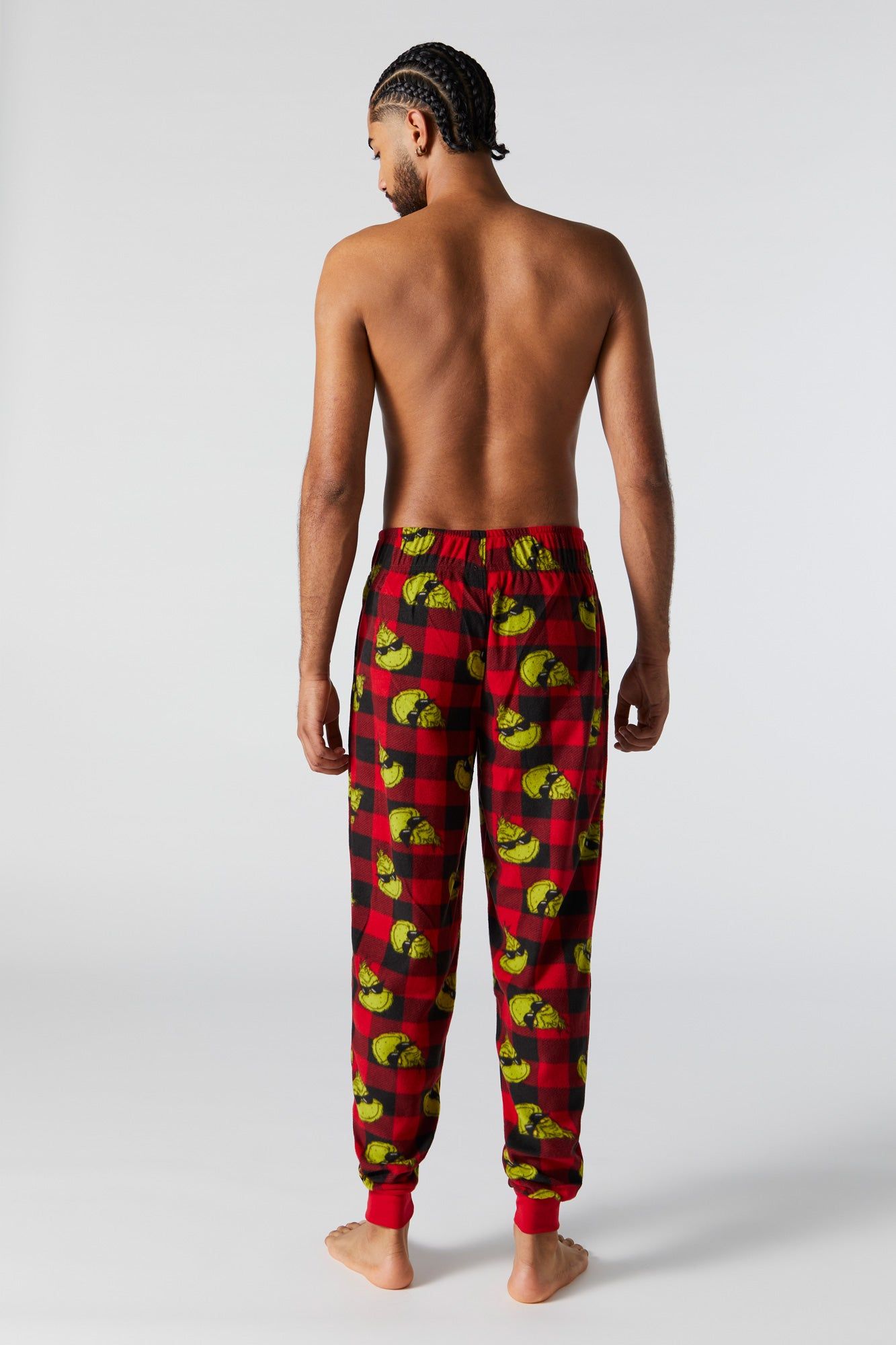 Jogger de pyjama à imprimé The Grinch avec carreaux sold by Urban Planet product image thumbnail 3