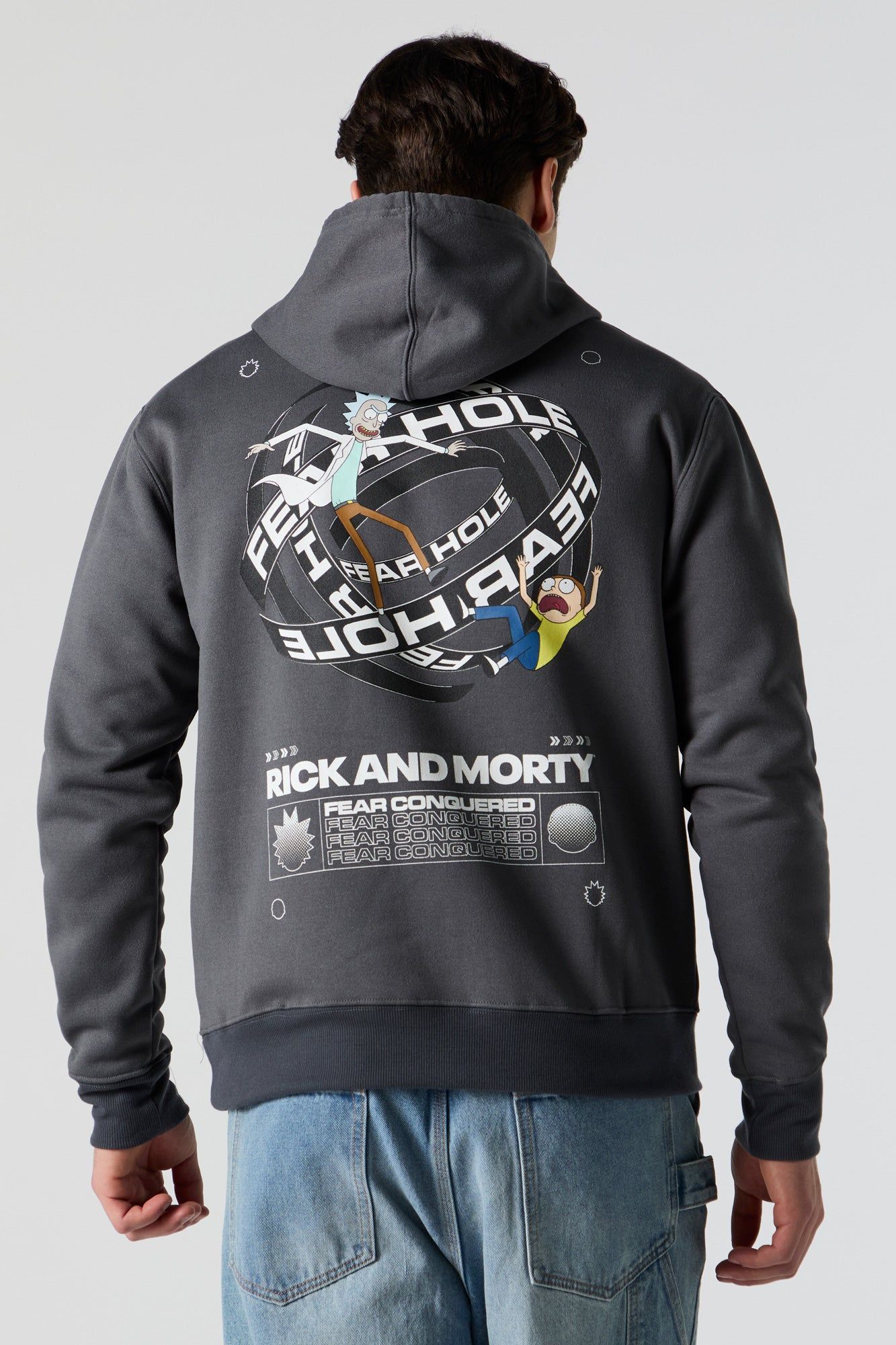 Rick and Morty Graphic Fleece Hoodie sold by Urban Planet product image thumbnail 2