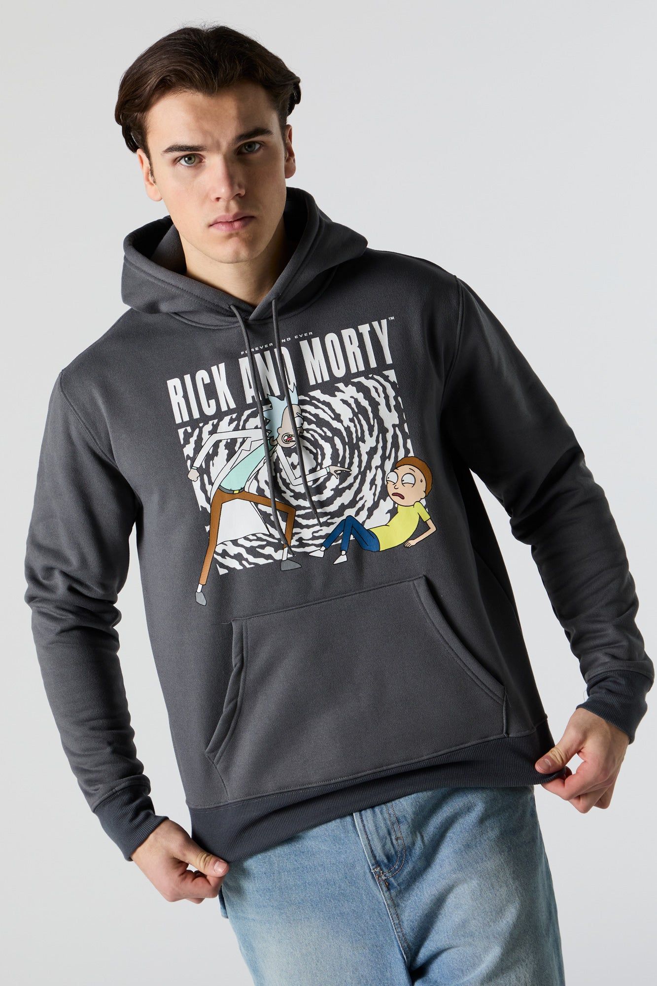 Rick and Morty Graphic Fleece Hoodie sold by Urban Planet