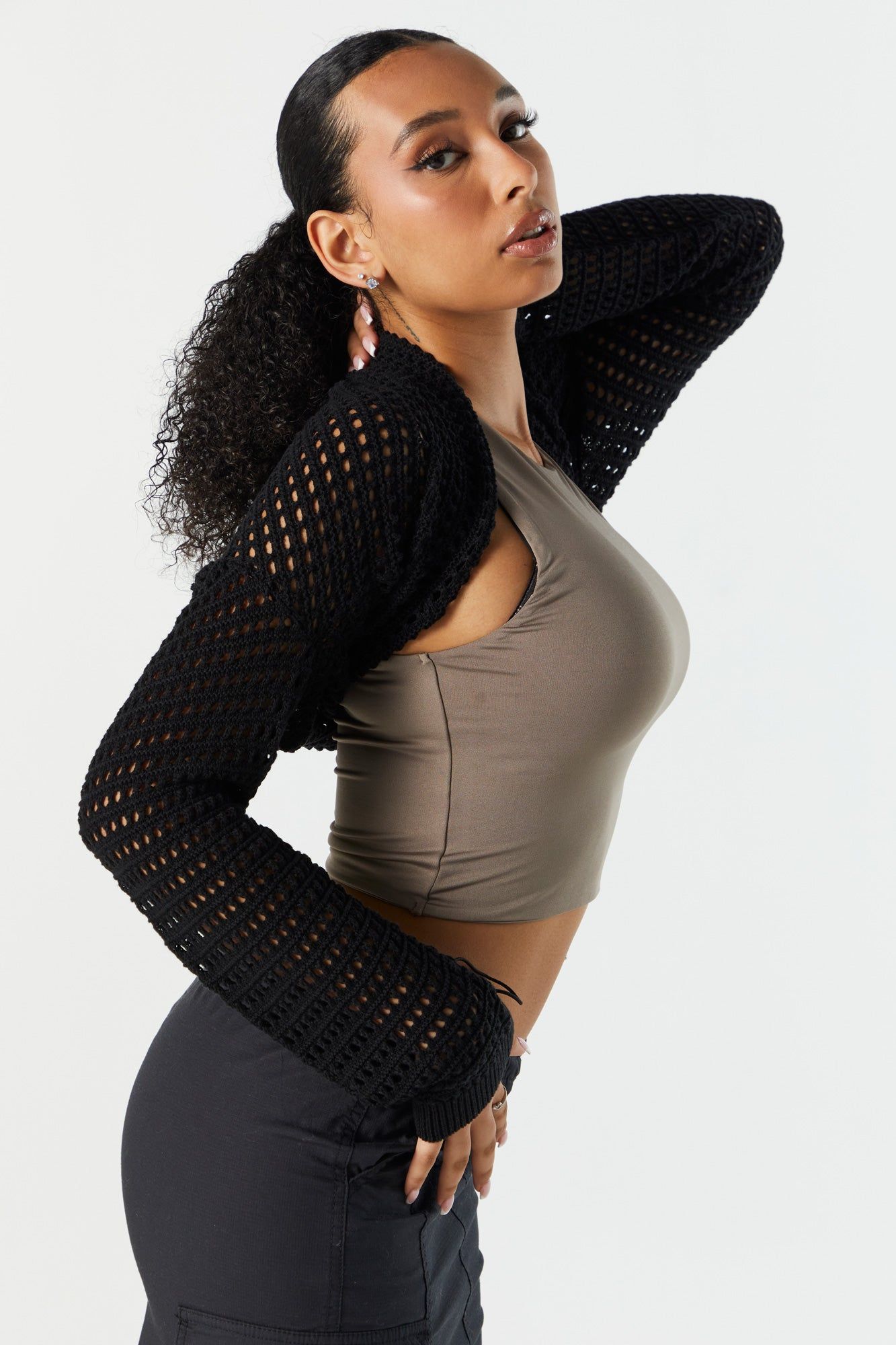 Contour Cropped Tank Top sold by Urban Planet product image thumbnail 5