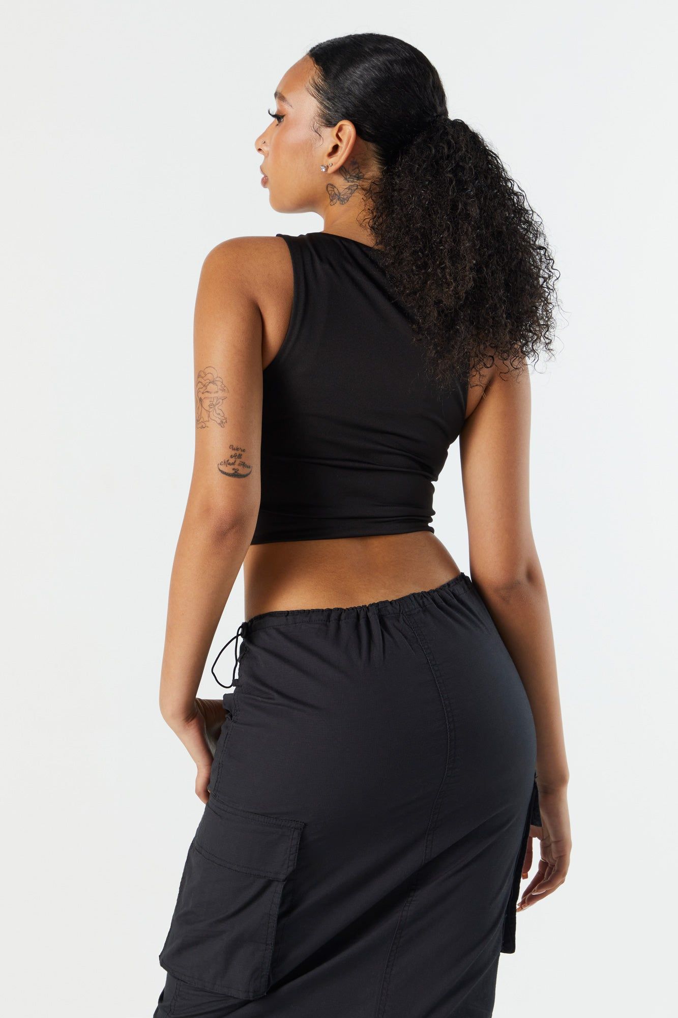 Contour Cropped Tank Top sold by Urban Planet product image thumbnail 3