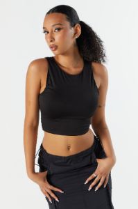 Contour Cropped Tank Top sold by Urban Planet