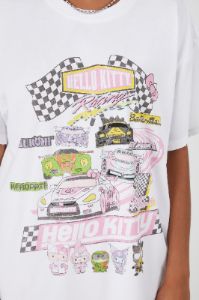 T-shirt à imprimé Hello Kitty Racer sold by Urban Planet