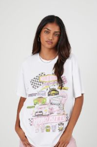T-shirt à imprimé Hello Kitty Racer sold by Urban Planet