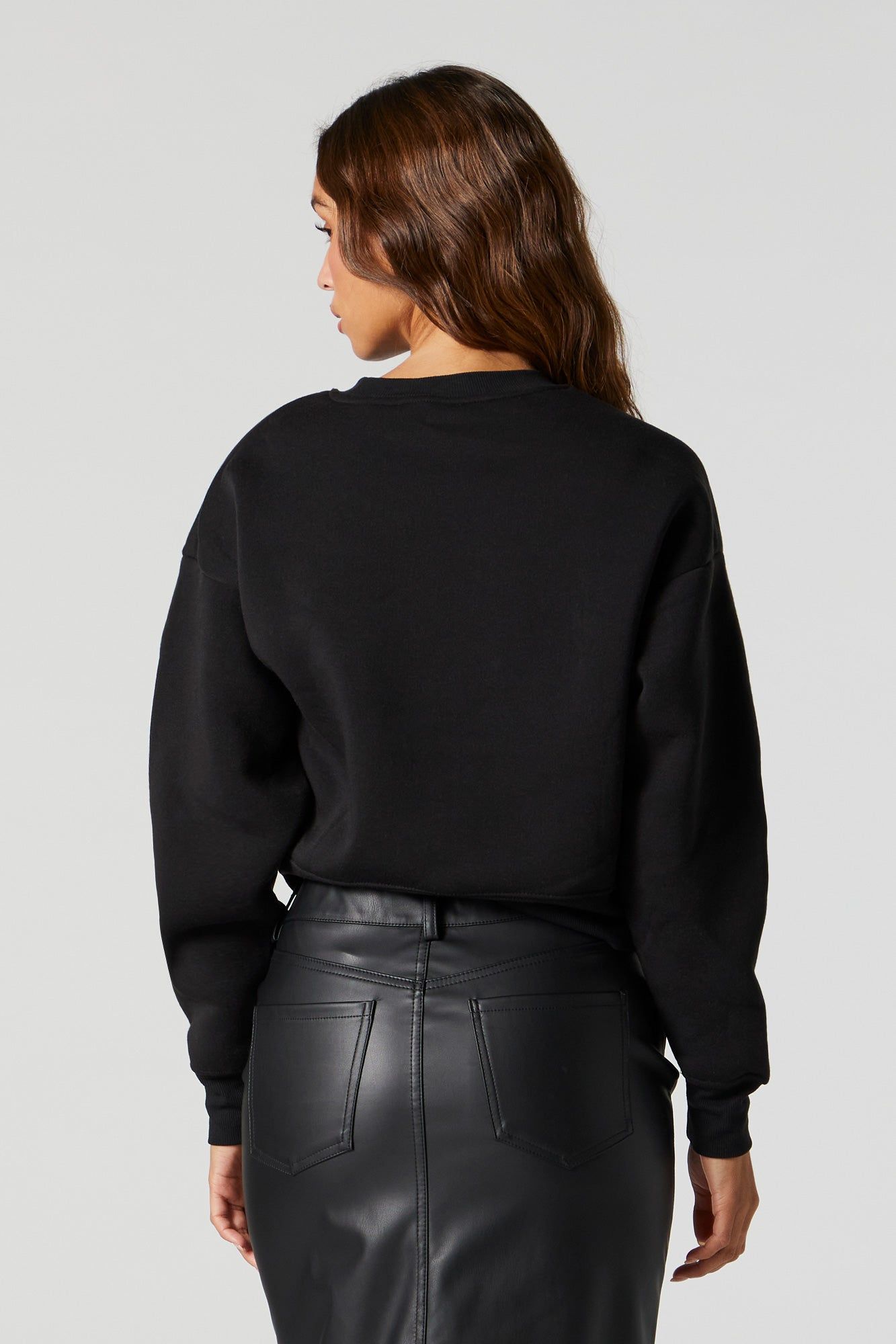 Snoopy Graphic Cropped Sweatshirt sold by Urban Planet product image thumbnail 4